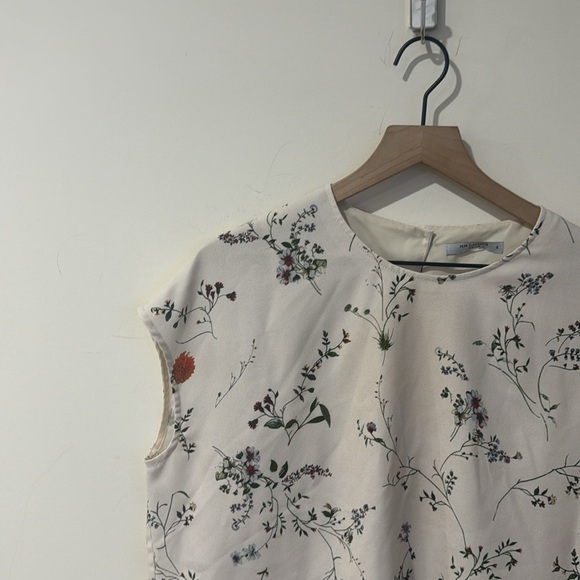 • M.M. lafleur • Women’s The Didion Top Wildflowers Print Off White / Orange - Picture 5 of 6